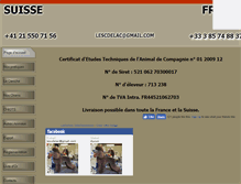 Tablet Screenshot of lescdelac.caniweb.com